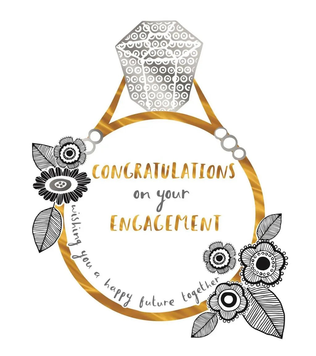 Blank Engagement Card - Celebrating Your Journey to Forever