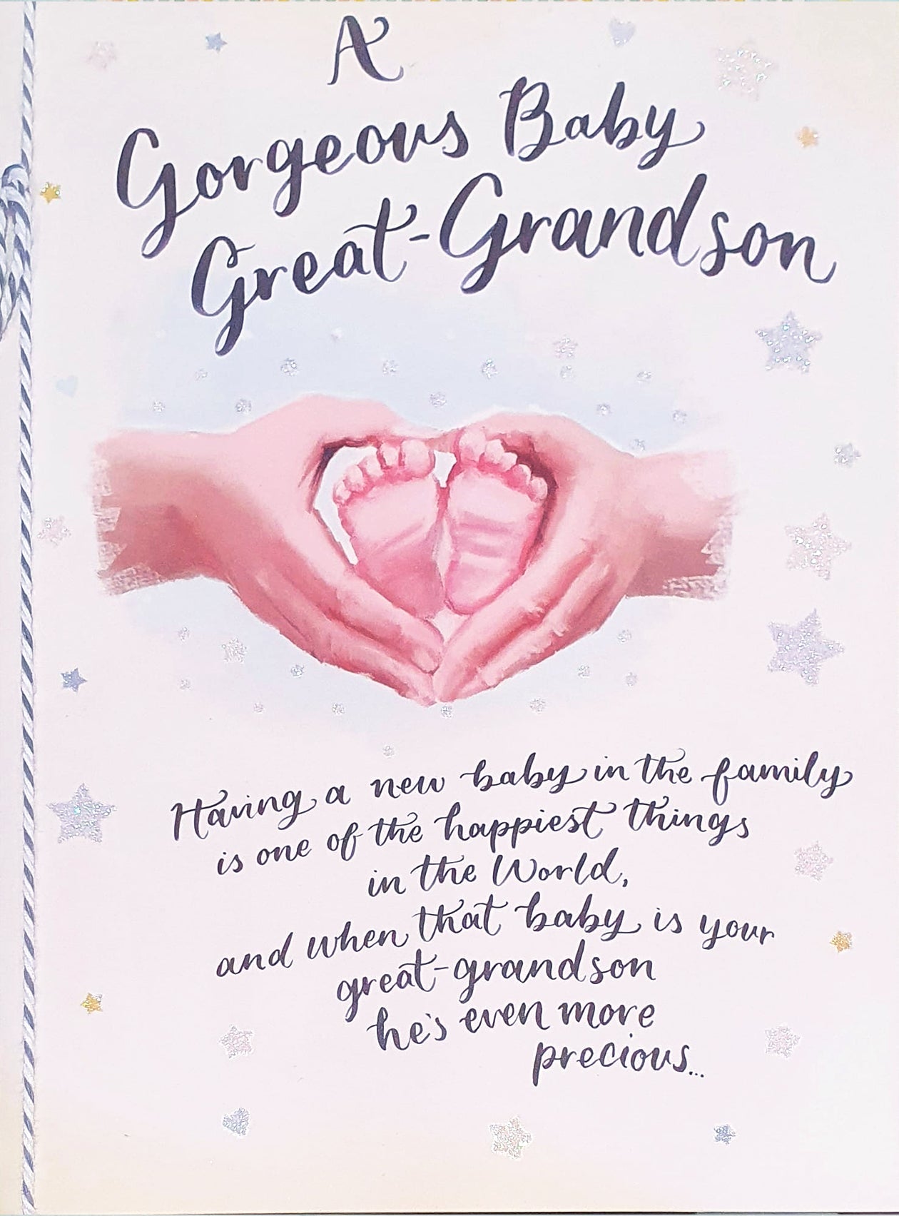 Birth Of Your Great-Grandson Card - The Love Of A Precious Life