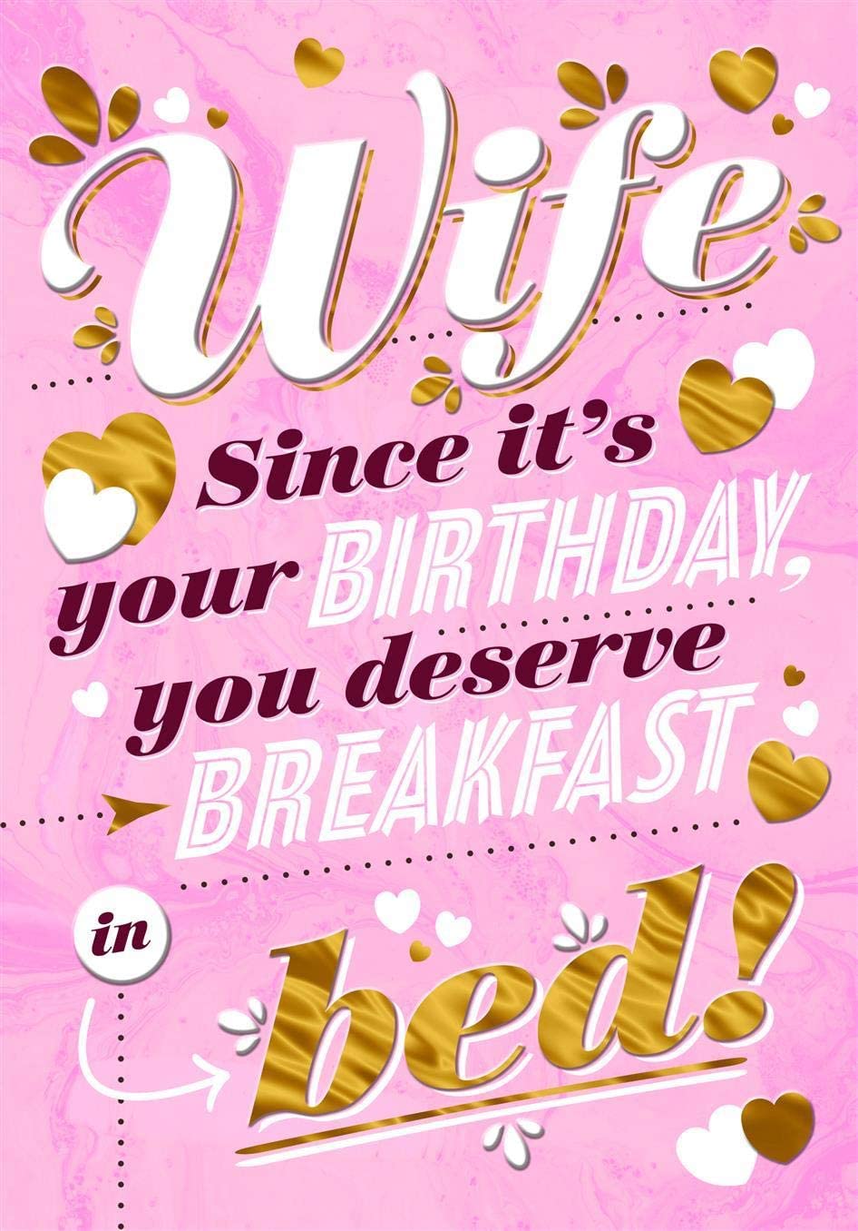 Wife Birthday Card - Pop-Up Gourmet Breakfast