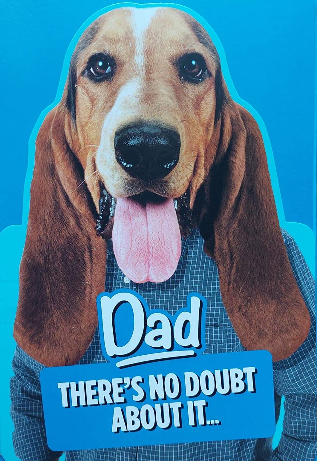 Dad Birthday Card - Puppy Love