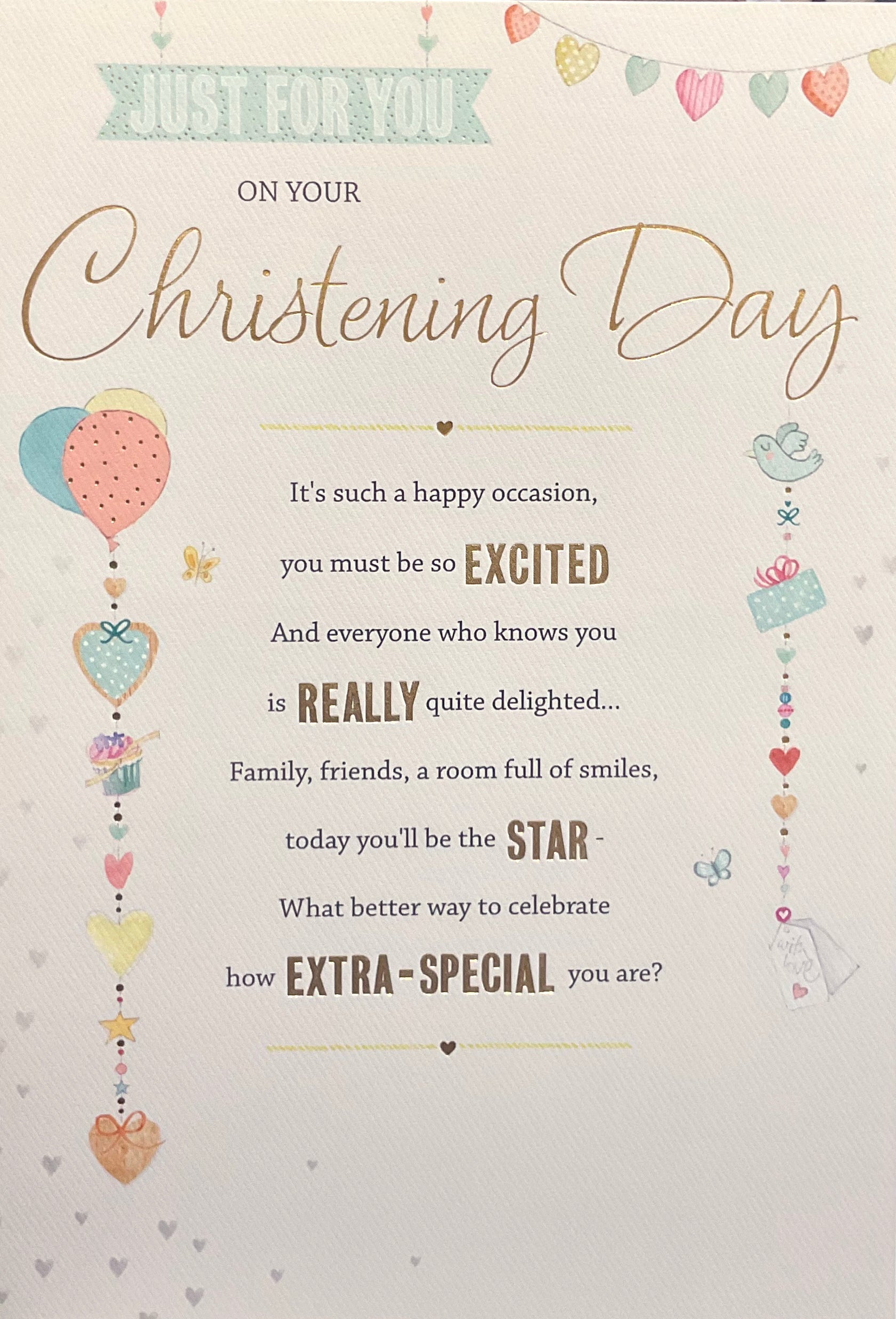 Christening Card - The Star Extra Special You