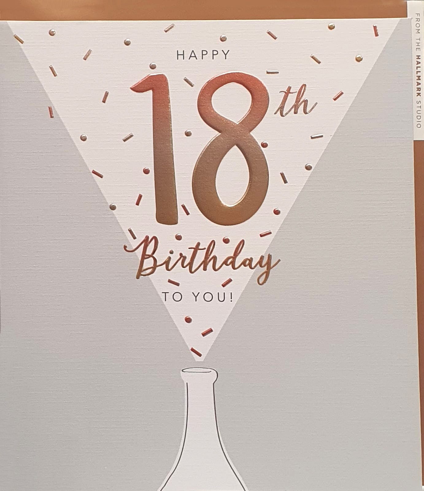 18th Birthday Card - Champagne Popping Time To Celebrate