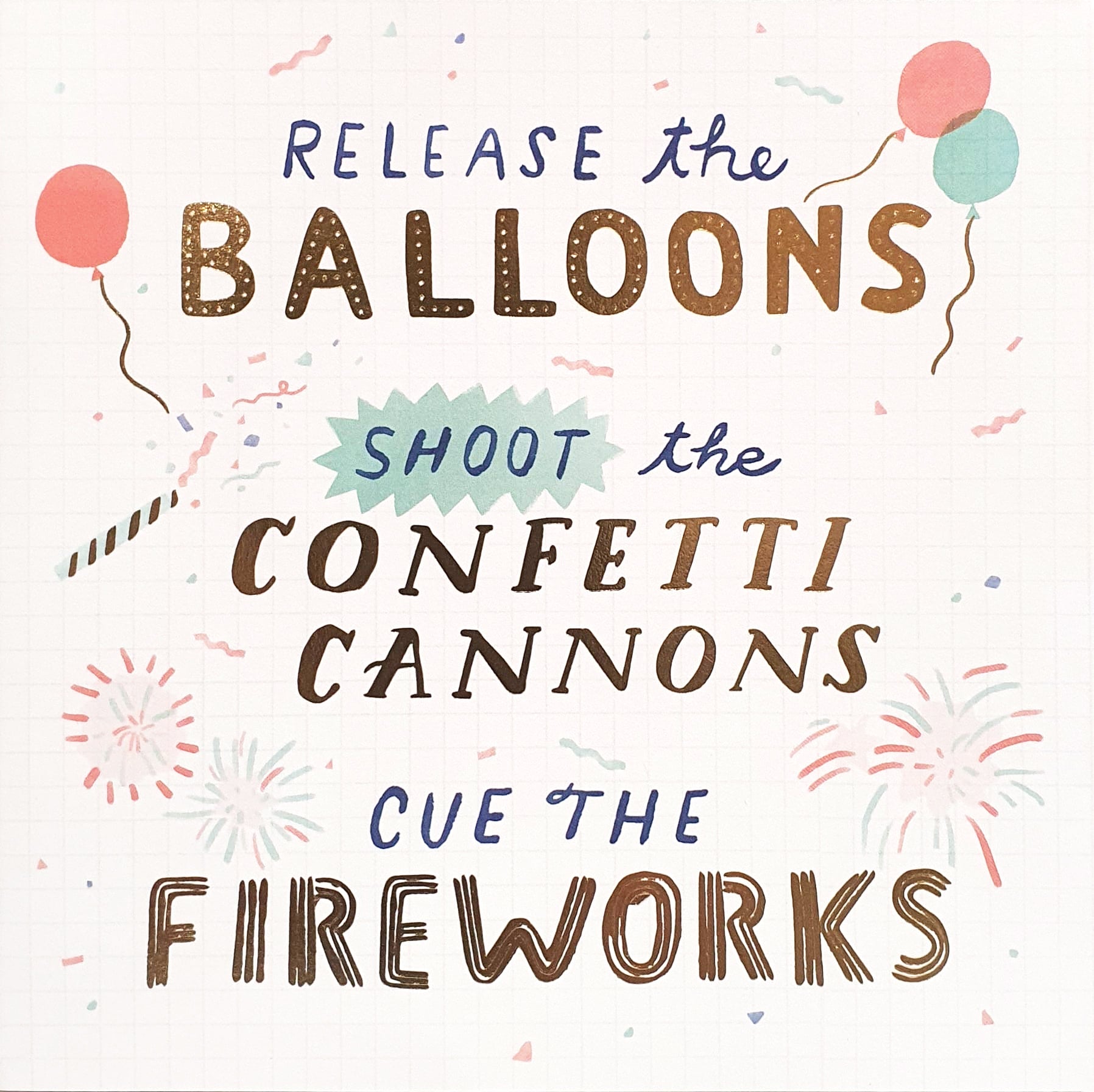 Congratulations Card - Fireworks In Honour Of Your Celebrations