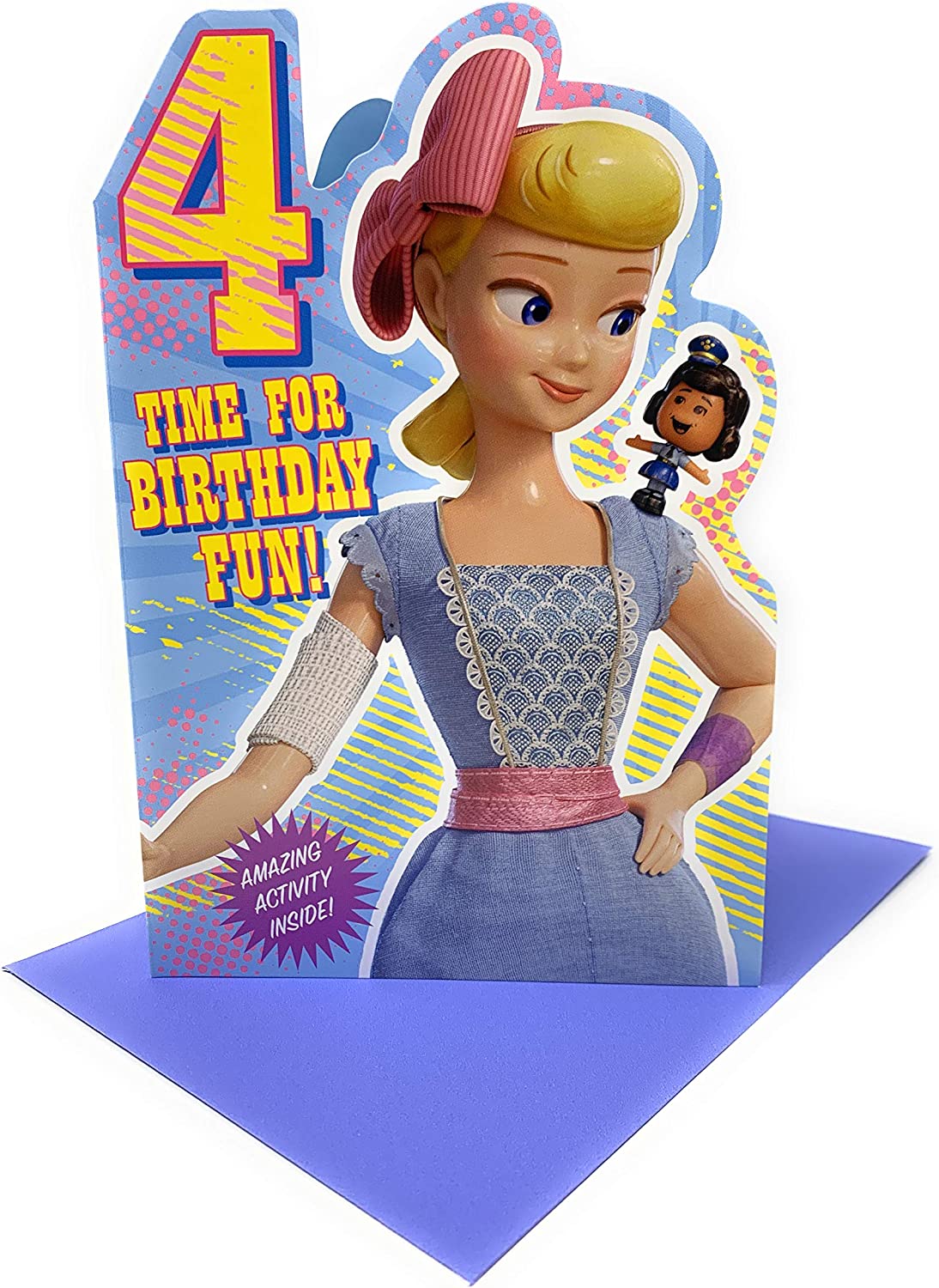 4th Birthday Card - Toy Story Activity Card