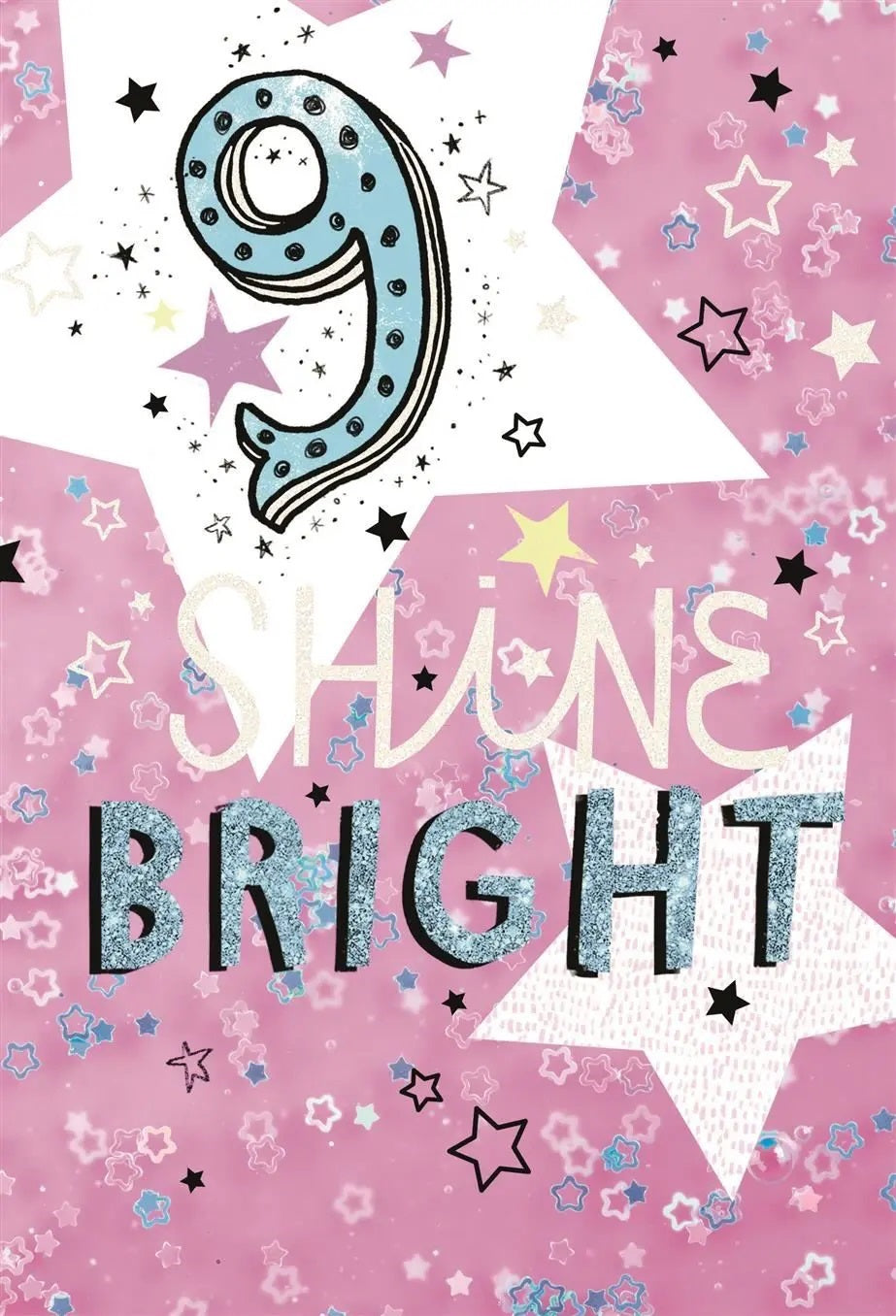 9th Birthday Card - You Are A Bright Star 