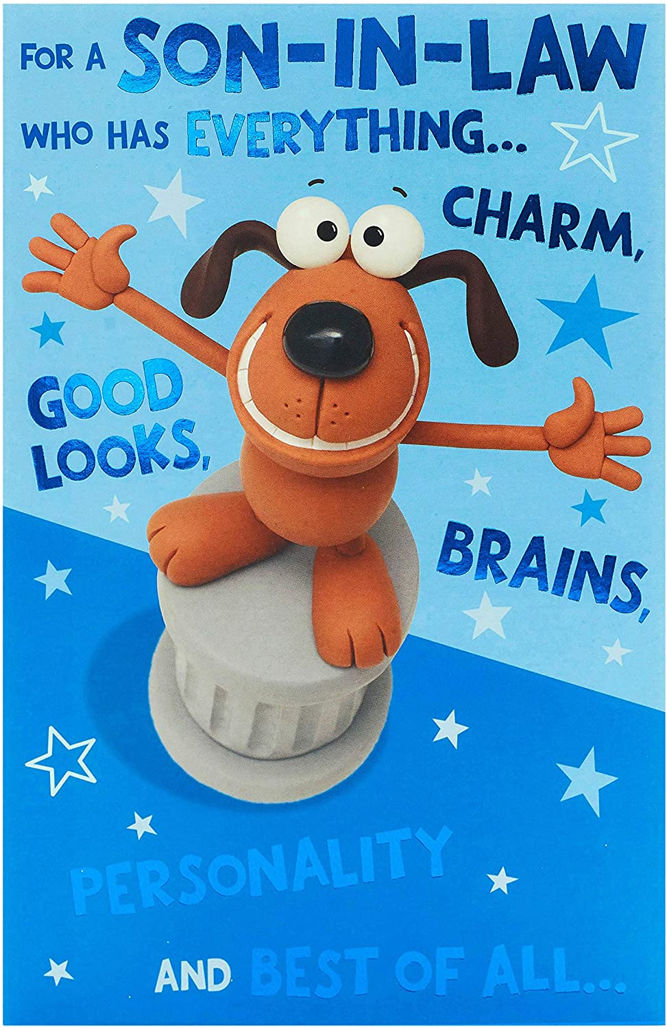 Son in law Birthday Card - Who Has It All