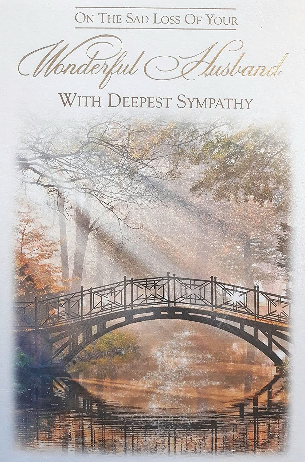 Husband Sympathy Card - The Connection Between God and Man