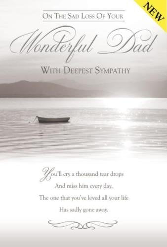 Dad Sympathy Card - The Punctuating Silence