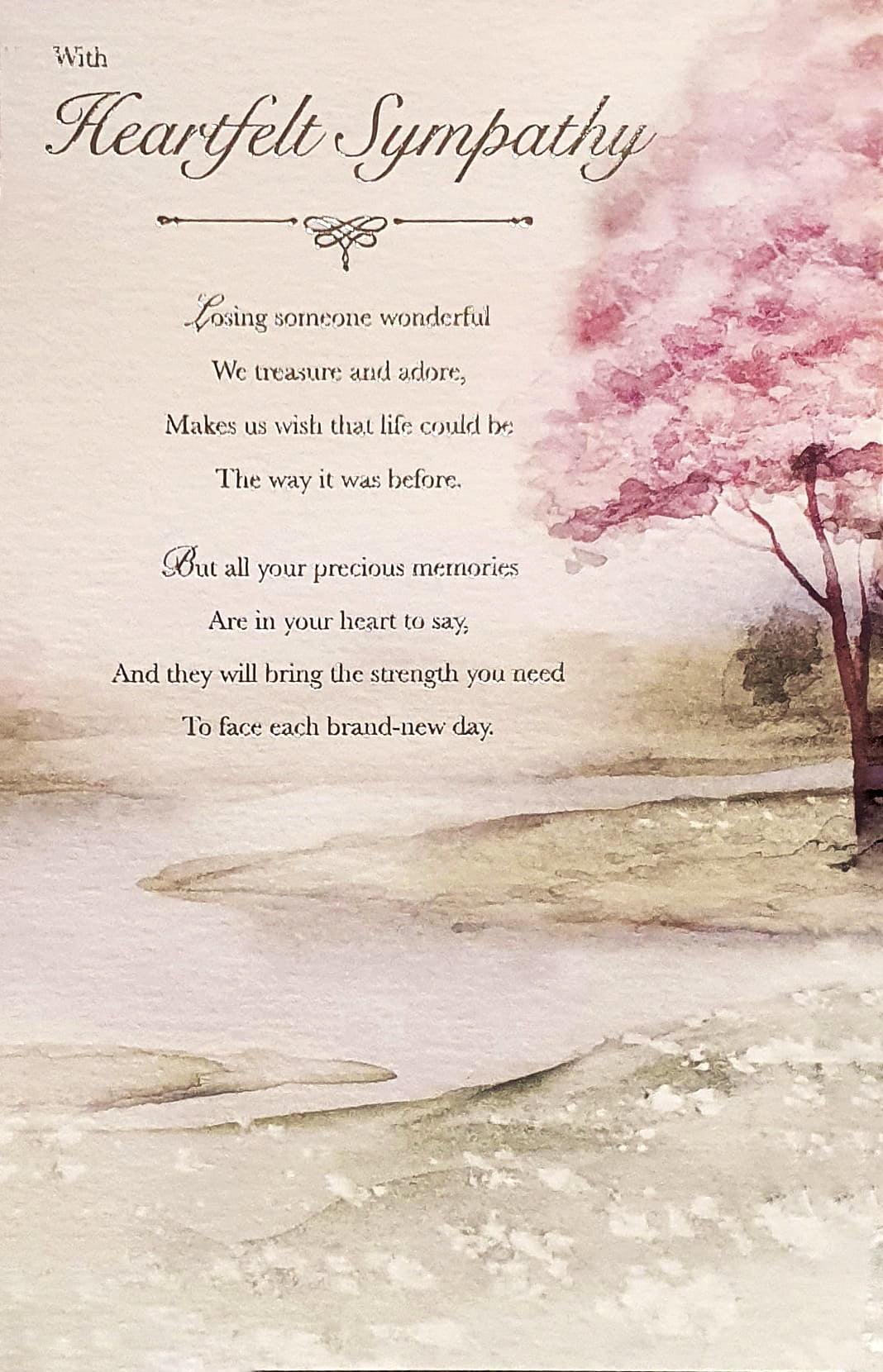 Sympathy Card - The Tree Of Remembrance