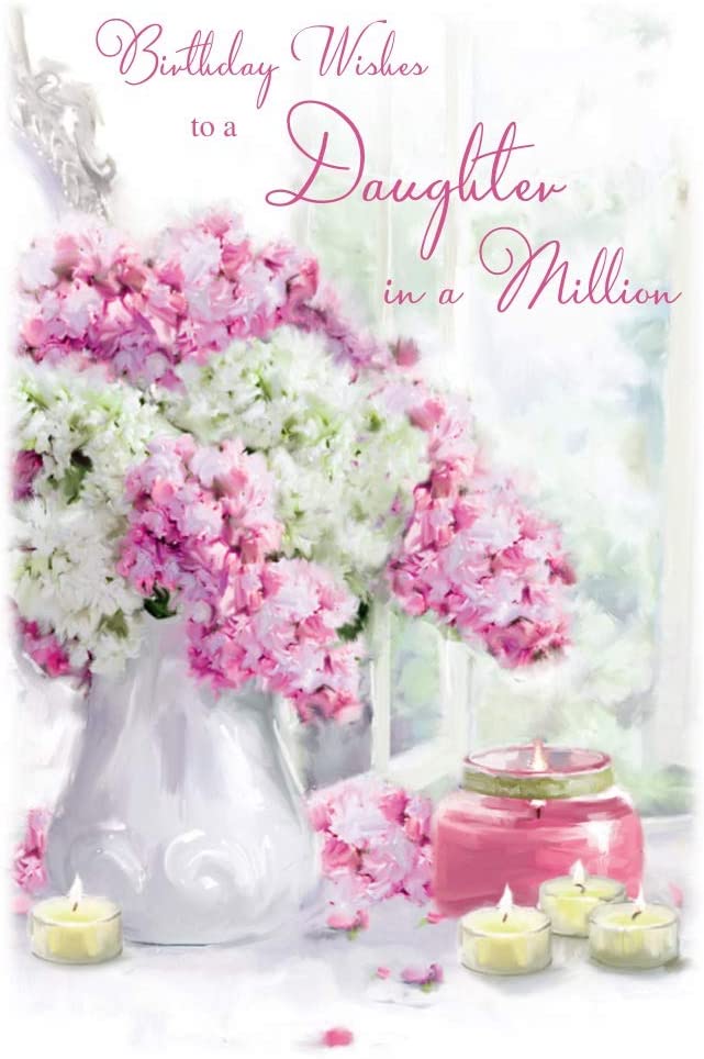 Daughter Birthday Card - Exquisite Bouquet And Beautiful Scents