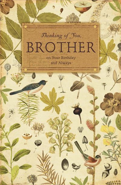 Brother Birthday Card - Profoundly Nature 