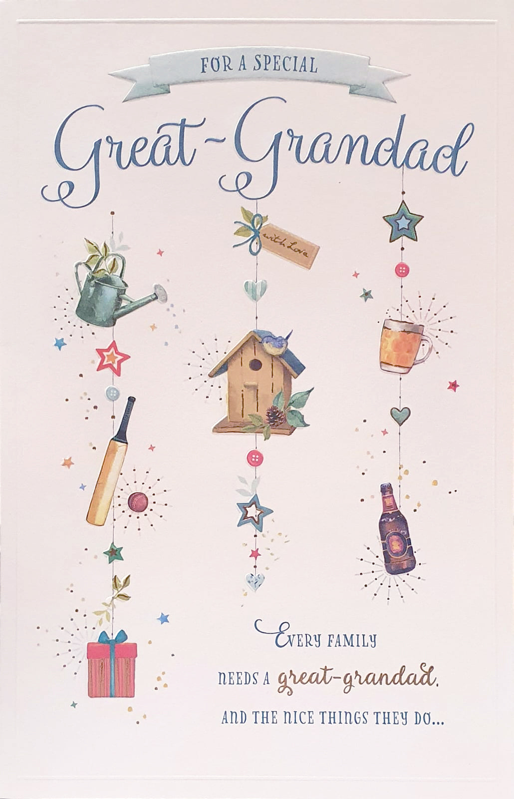 Great-Granddad Birthday Card - Leisurely Time