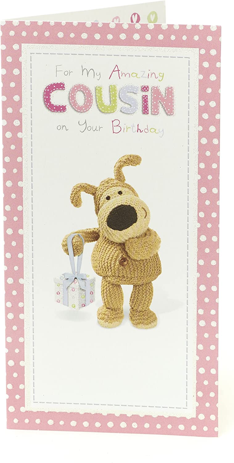 Cousin Birthday Card - Present From Boofles