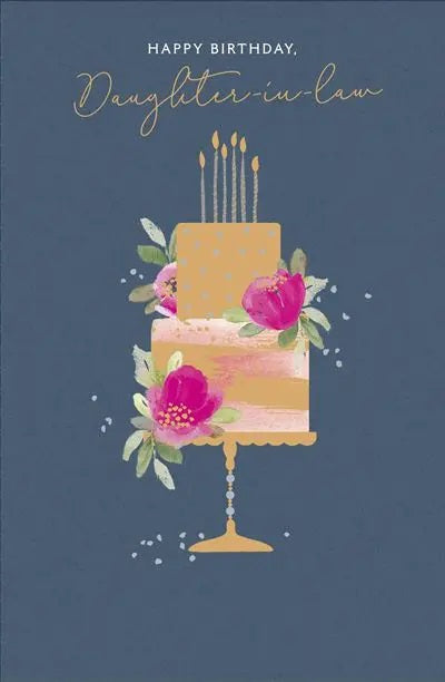 Daughter-in-Law Birthday Card - Posh Cake