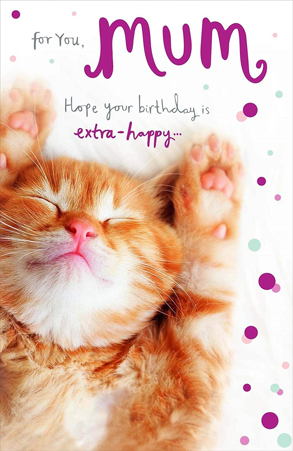 Mum Birthday Card - Elegantly Feline