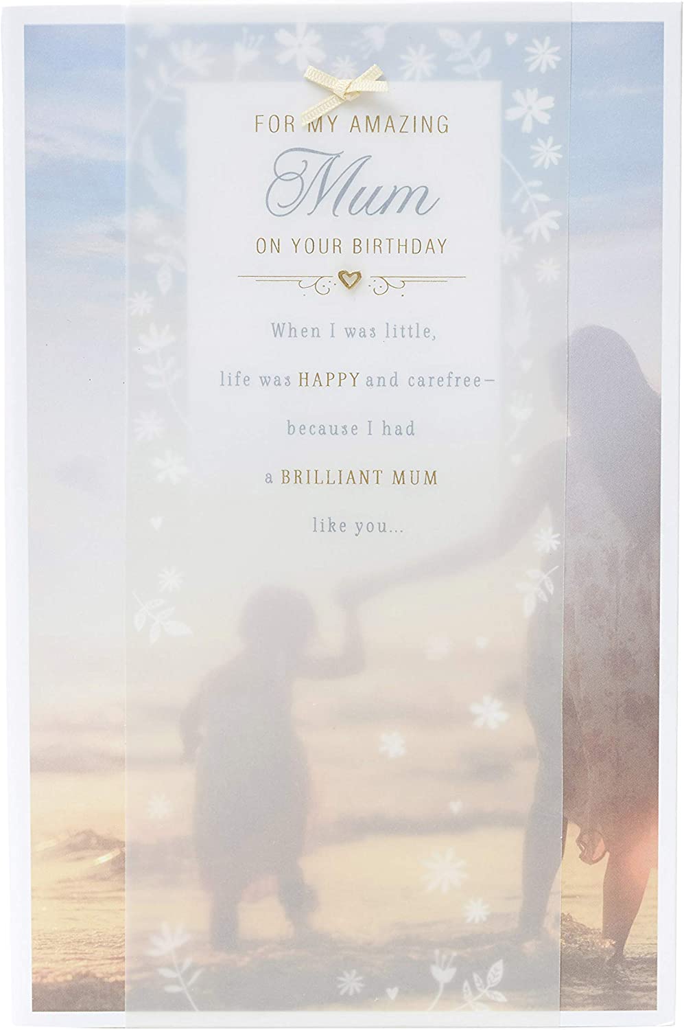 Mum Birthday Card - Feeling Secure In Mum's Arms