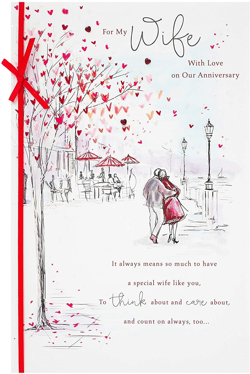 Wife Anniversary Card - Promenade Of Love
