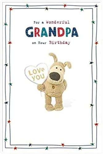Grandpa Birthday Card - Message From Boofles