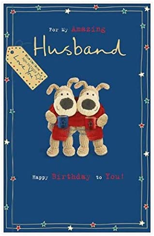 Husband Birthday Card - Boofles Coupled Up