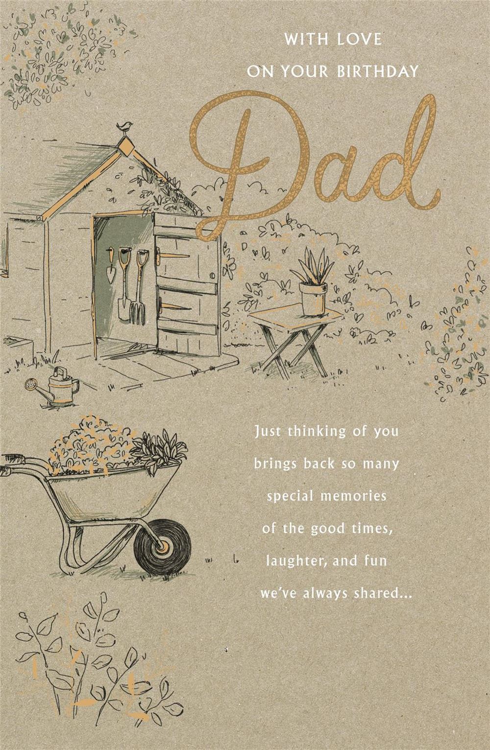 Dad Birthday Card - Quality Gardening