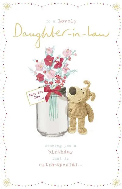 Daughter-in-Law Birthday Card - Boofles Says It With Flowers