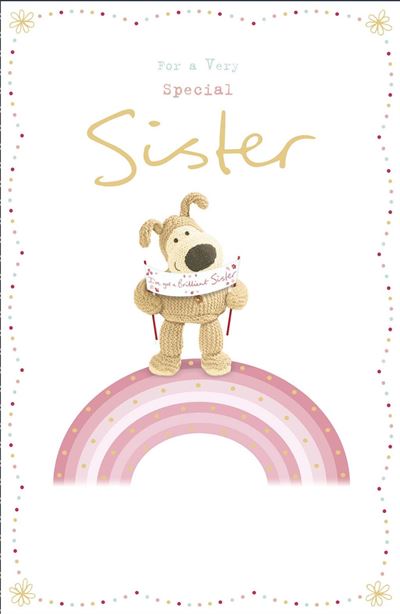 Sister Birthday Card - Boofle Love For My Sister