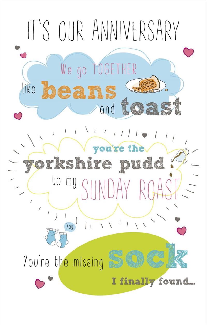 Our Anniversary Humorous Card - The Happiness Of My Life