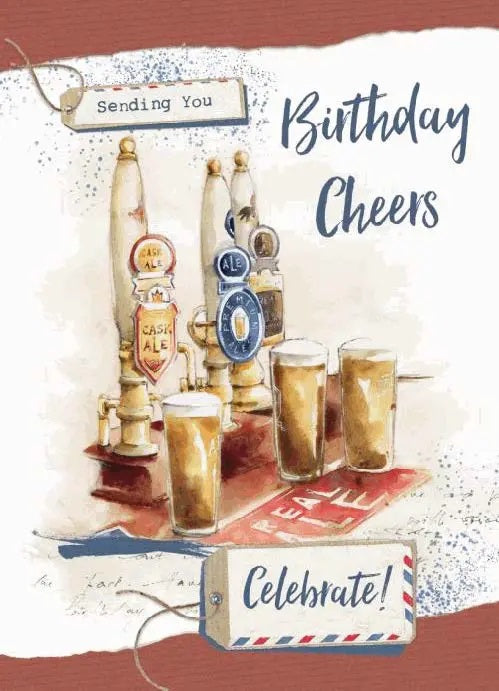 Birthday Card - A Choice Of Beers