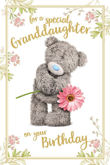 3D Granddaughter Birthday Card - Humbeling Tatty Ted