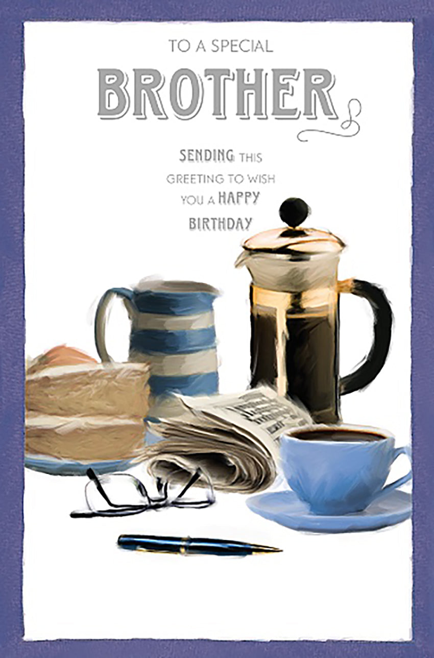 Brother Birthday Card - Tea Time Brew