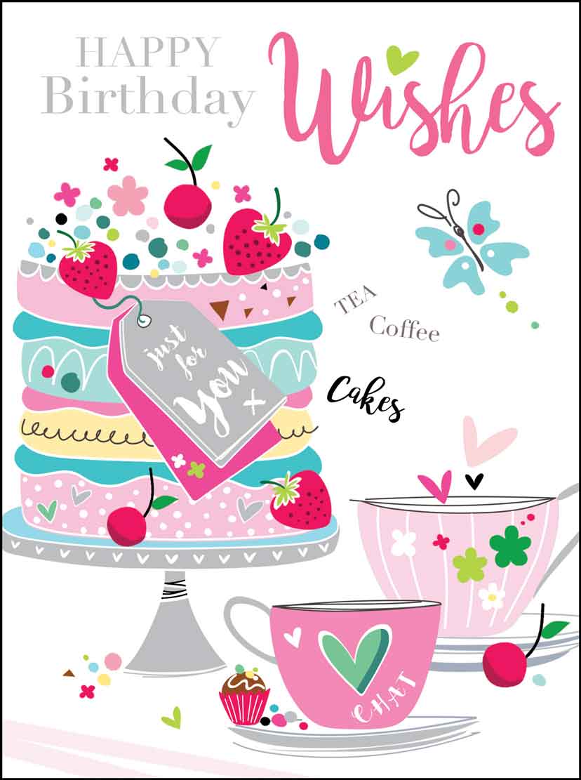 Birthday Card - Tea Time Celebrations