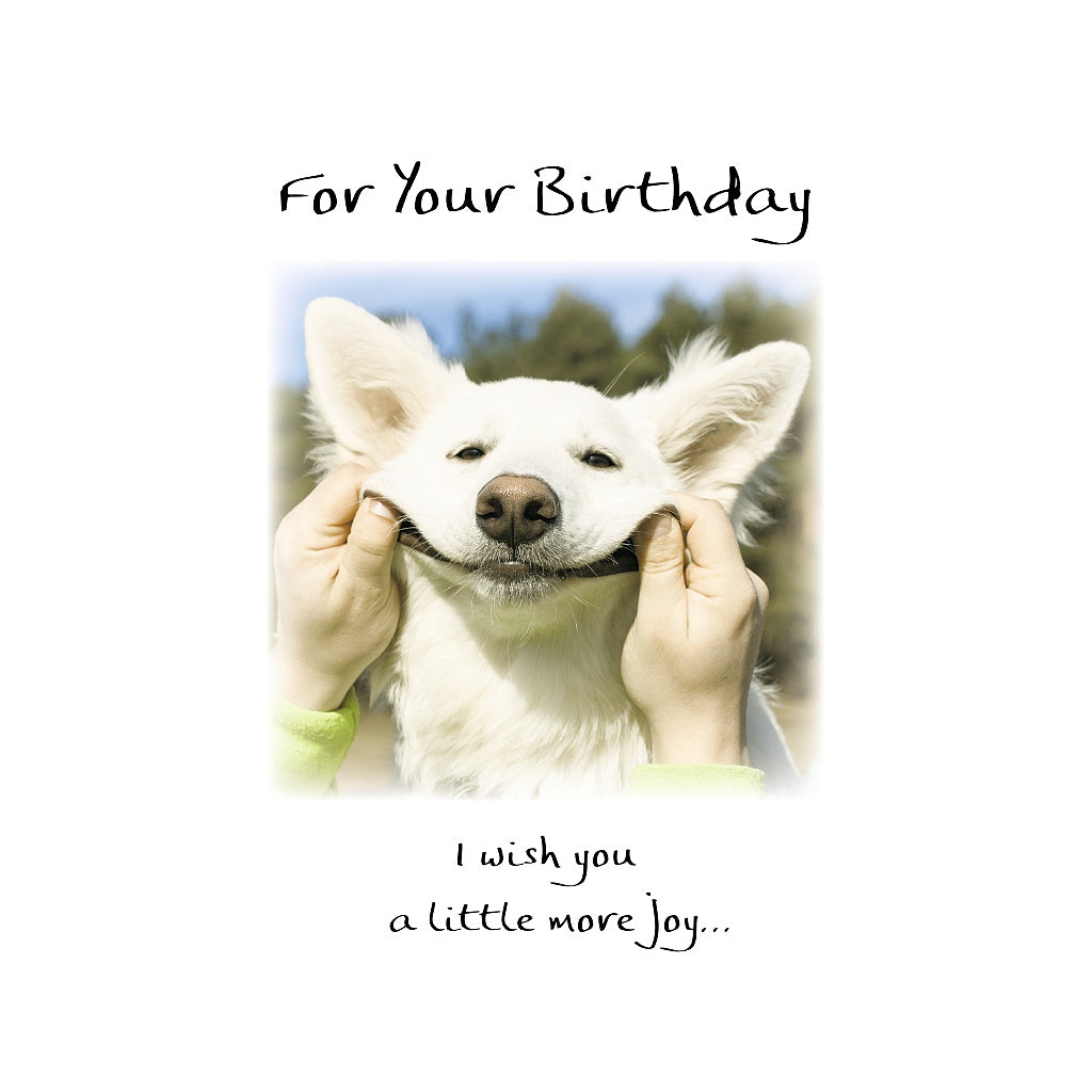Birthday Card - More Joy, Less Stress and More Understanding of Your Wonderfulness
