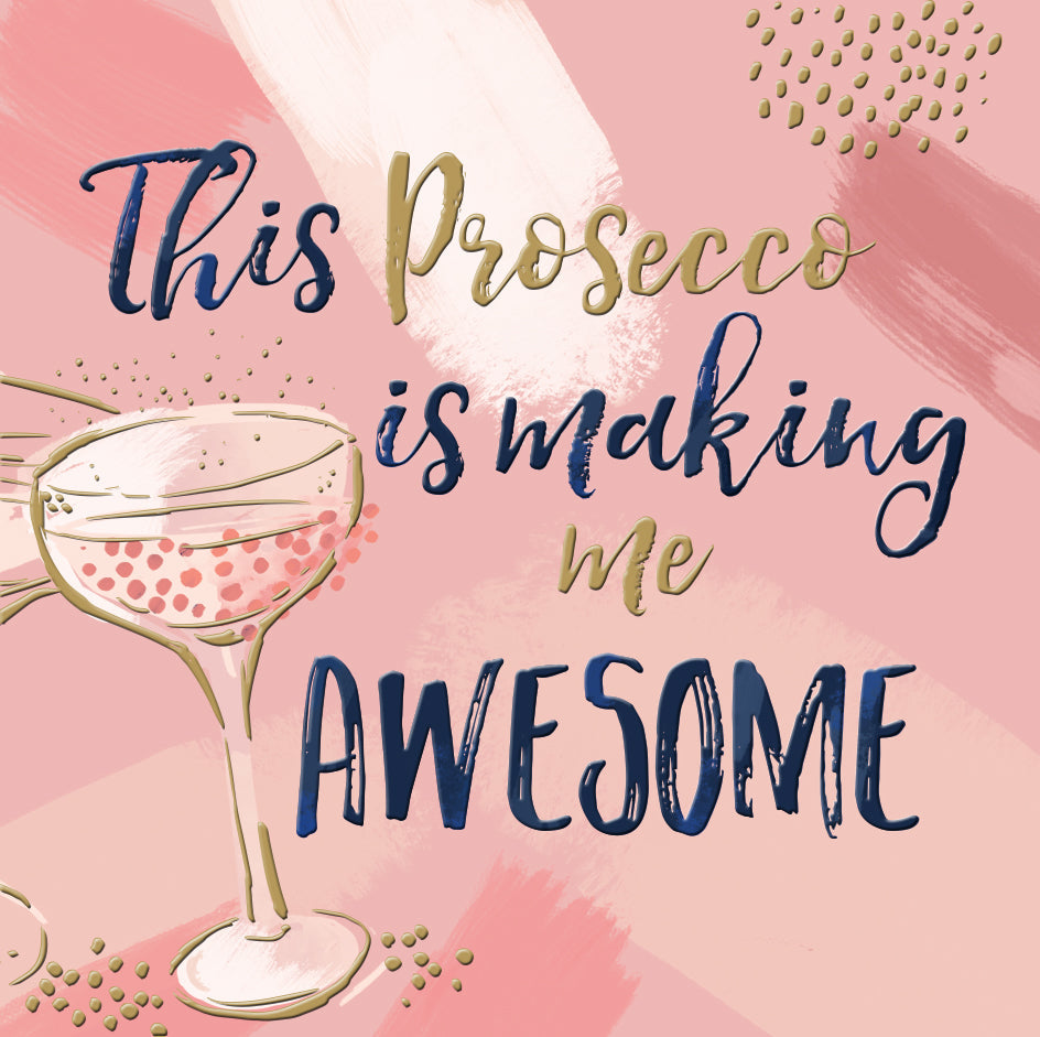 Blank Card - Prosecco 