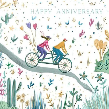 Anniversary Card - In Tandem Through Nature