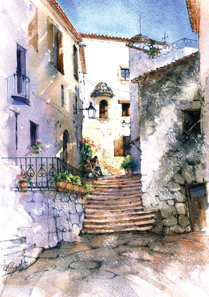 Birthday Card - Spanish Siesta