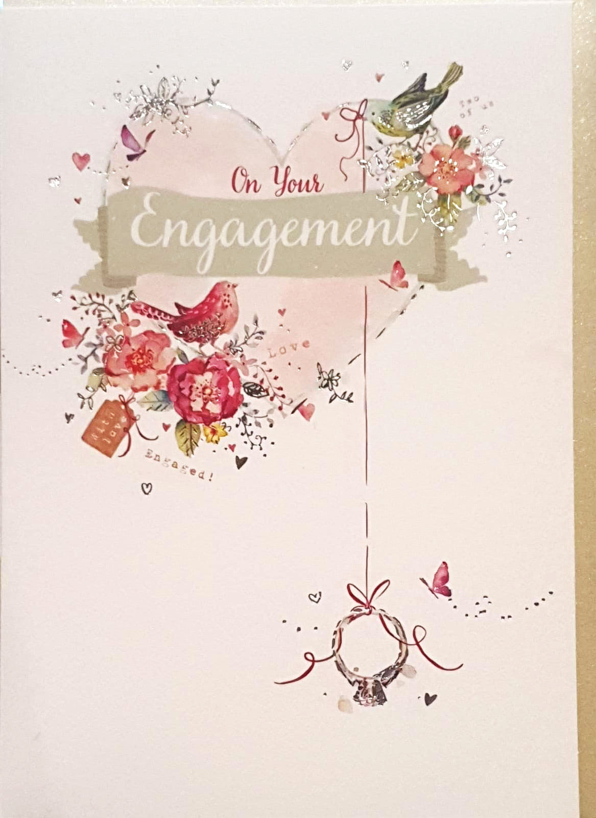 Engagement Card - "Love is In The Air"