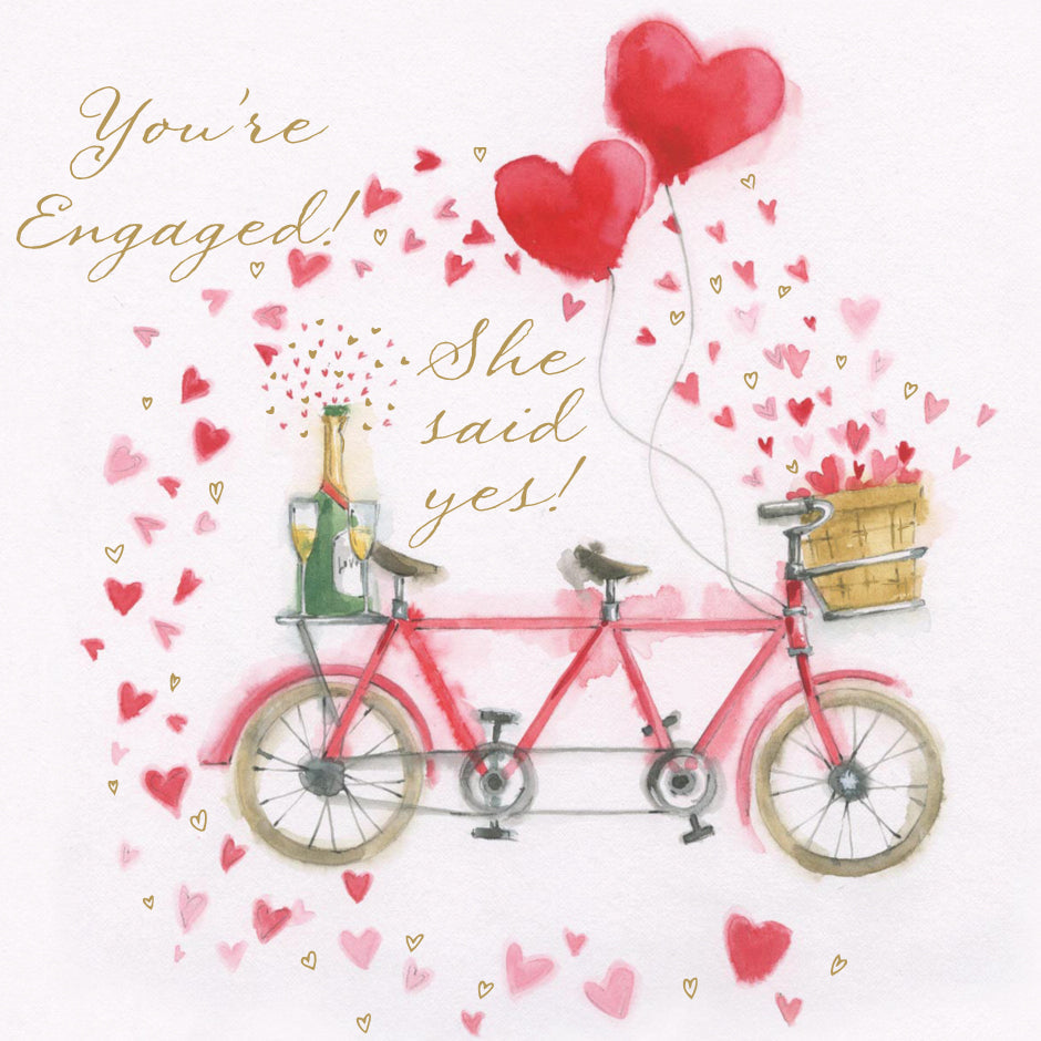 Engagement Card - Tandemly In Love