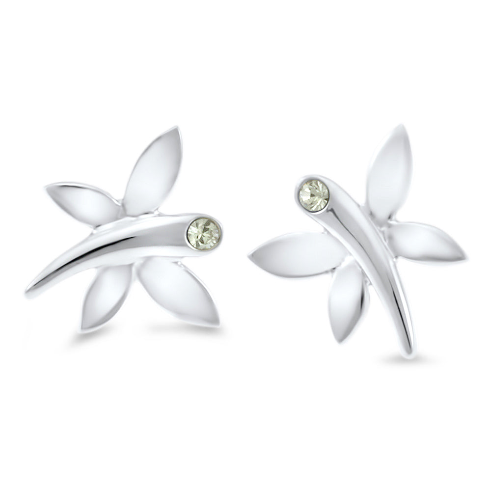 Crystal Butterfly Stud Earrings Created with Swarovski Elements 