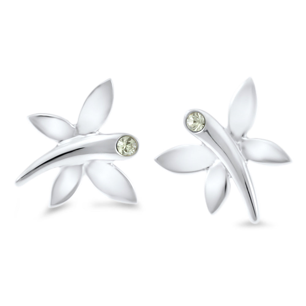 Crystal Butterfly Stud Earrings Created with Swarovski Elements