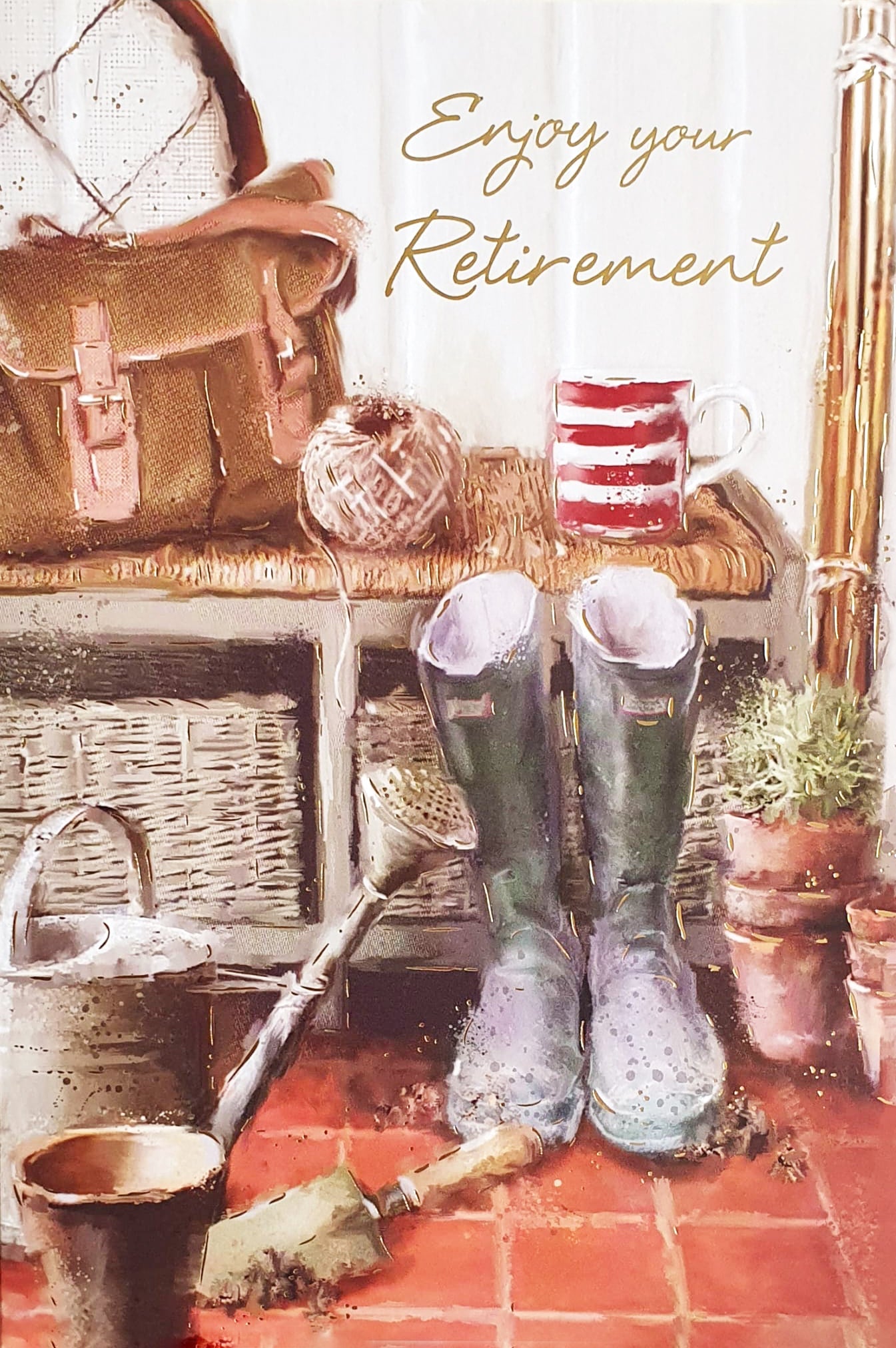 Retirement Card - An Afternoon In The Garden