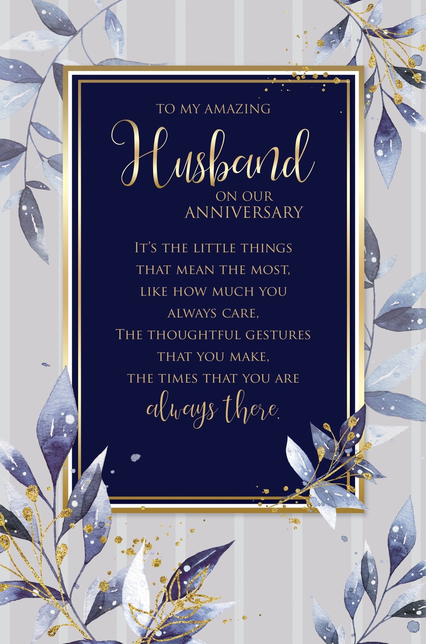Husband Anniversary Card - Timeless Love and Gratitude