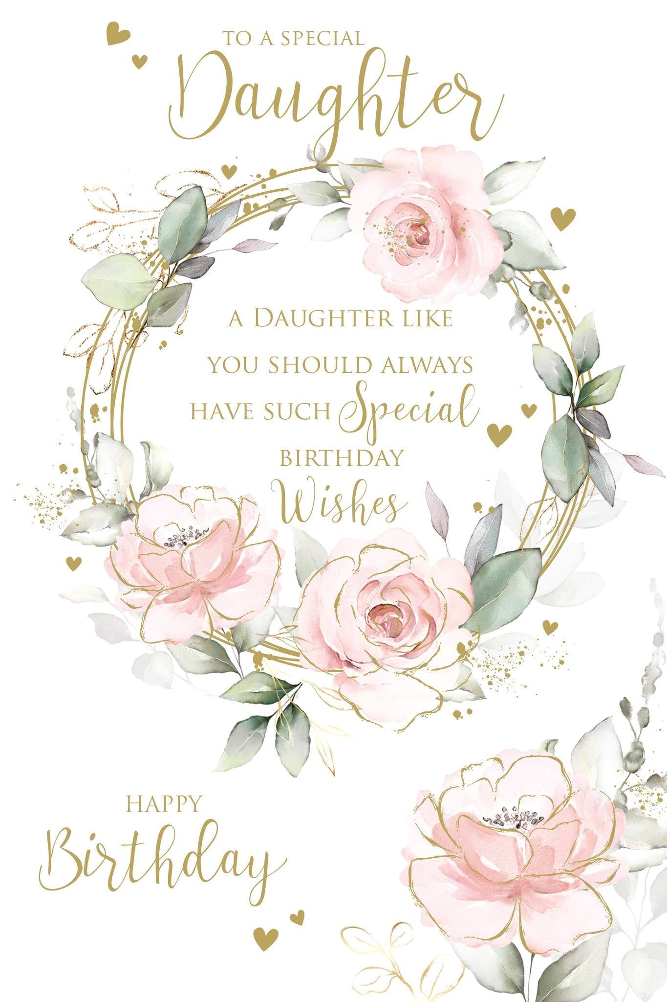 Daughter Birthday Card - Gratitude And Admiration