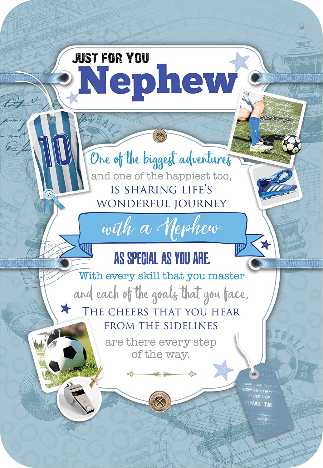 Nephew Birthday Card - All Things Football