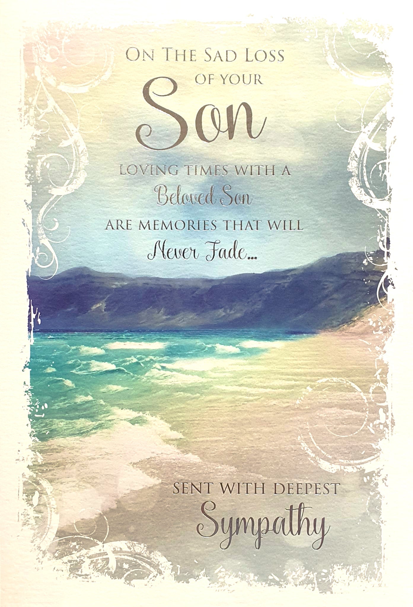 Son Sympathy Card - God's Love Is Beyond Measure