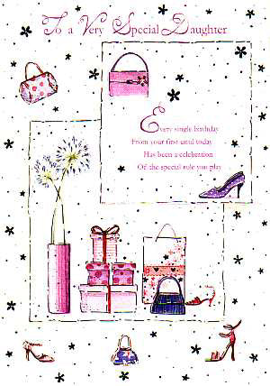 Daughter Birthday Card - A Premium Collection of Gifts and Handbags 