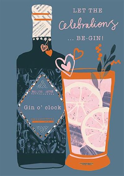 Birthday Card - Gin O' Tonic