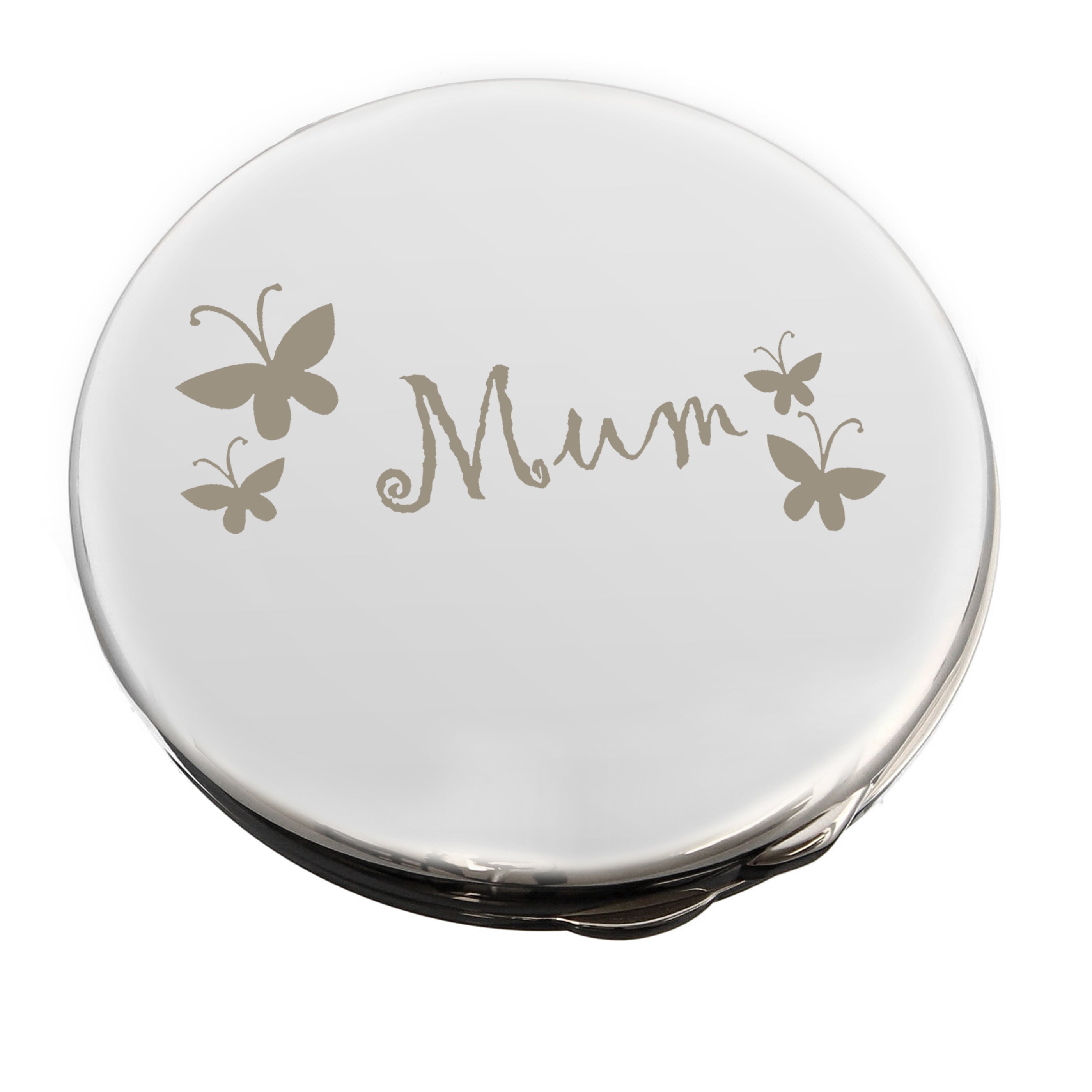Mum Round Compact Mirror