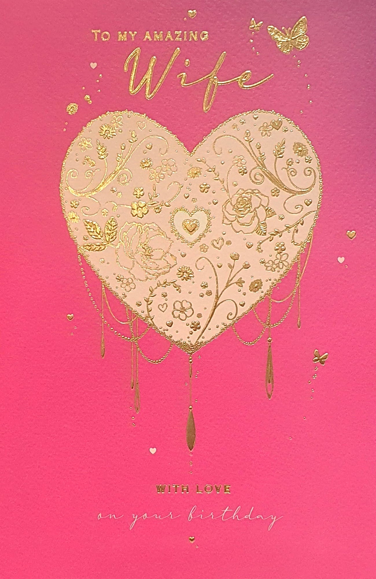 Wife Birthday Card - Vintage Love