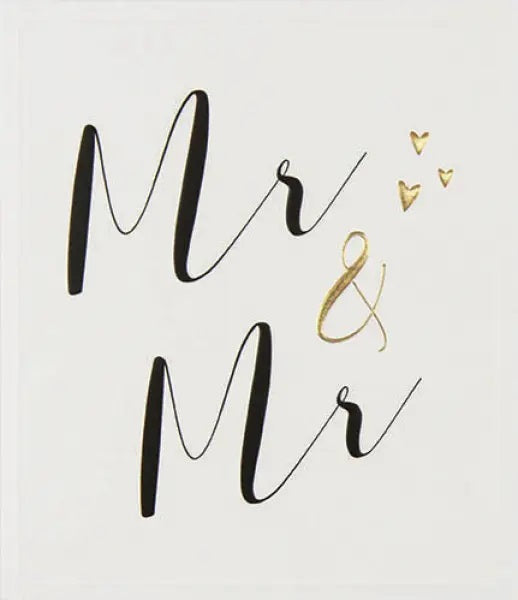Mr & Mr. Wedding Card - Congratulations to You Both!