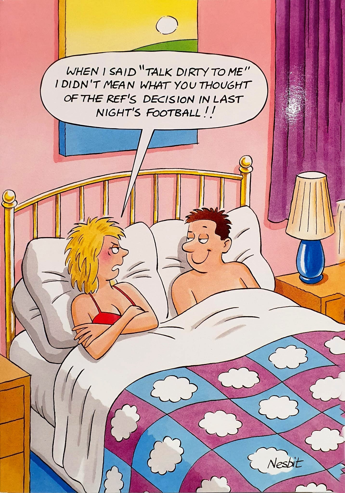 Humourous Birthday Card - Goal-Oriented Romance